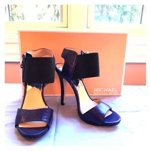 MICHAEL Michael Kors Cobalt Odelia Leather Sandal